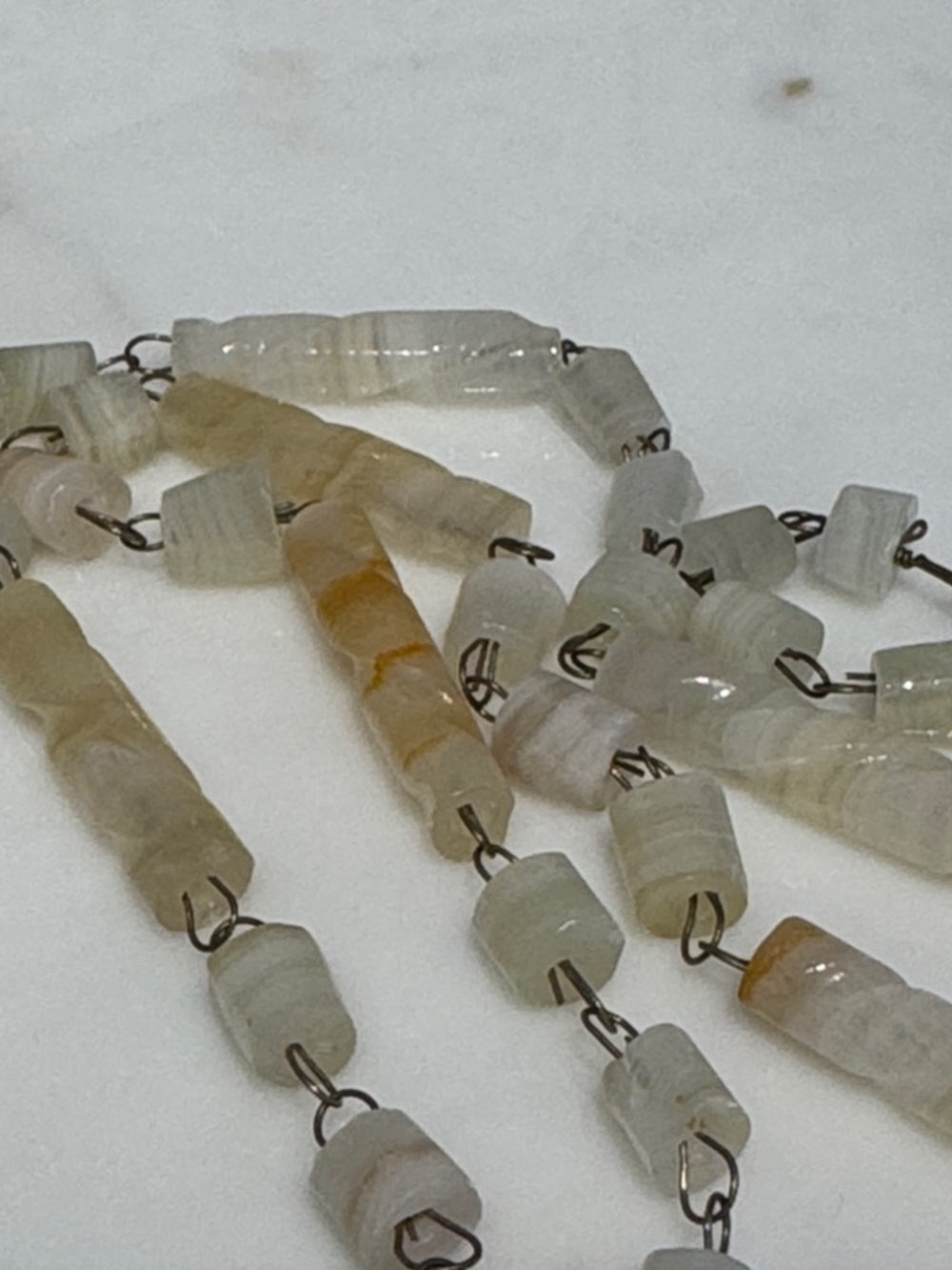 70s Vintage Agate Pendant Necklace - Picture 12 of 13